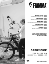 Fiamma Carry-Bike Pro C Bicycles Carrier Manuel utilisateur
