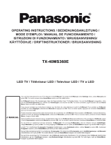Panasonic TX40MS360E Guide de démarrage rapide