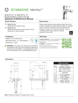 Symmons SLS-6712-DP4-1.5 Guide d'installation