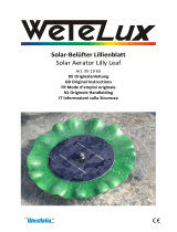 Wetelux 95 19 65 Solar Aerator Lilly Leaf Manuel utilisateur