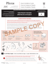 Pfister Auden 8P8-WS2-ADSGS Specification and Owner Manual