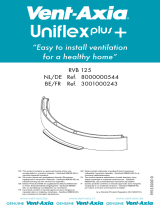 Vent-Axia Uniflexplus+ RV 125 Manuel utilisateur