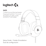 Logitech G433 7.1 Wired Surround Gaming Headset Mode d'emploi