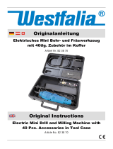 Westfalia 823870 Electric Mini Drill and Milling Machine Manuel utilisateur