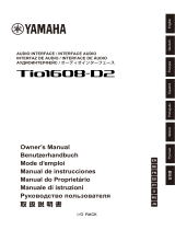 Yamaha Tio1608 Le manuel du propriétaire