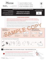 Pfister Marielle G89-8MBC Specification and Owner Manual