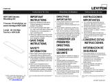 Leviton F3168-22F Instruction Sheet