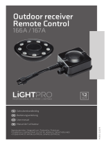 LightPro 166A Outdoor Receiver Remote Control Manuel utilisateur