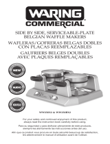 Waring Commercial WW250BX2 Side By Side Serviceable-Plate Belgian Waffle Makers Manuel utilisateur