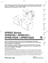 Pioneer XPRS102 Series 10 Inch Full Range Active Loudspeaker Mode d'emploi