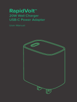 iOttie CHCRIO160 RapidVolt 20W Wall Charger USB-C Power Adapter Manuel utilisateur