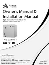 Dettson A Coil Indoor Unit Guide d'installation