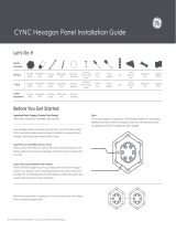 GE Lighting CYNC Hexagon Panel Guide d'installation