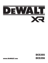 DeWalt DCS355N Manuel utilisateur