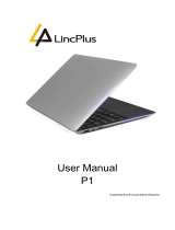 LincPlus P1 Ordinateur Portable PC Windows 10 S Netbook 13.3'' 1080P Full HD IPS Laptop ,Intel Celeron N4020 4 Go RAM 64 Go Stockage Gris Clavier Français AZERTY Manuel utilisateur
