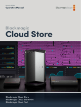 Blackmagic Cloud Store  Manuel utilisateur