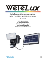 Wetelux 91 97 52 Solar Floodlight Manuel utilisateur