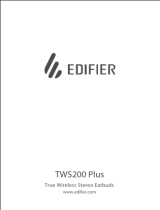 EDIFIER TWS200 Plus True Wireless Stereo Earbuds Mode d'emploi