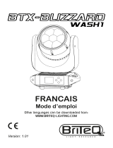 Briteq BTX-BLIZZARD WASH1 Le manuel du propriétaire
