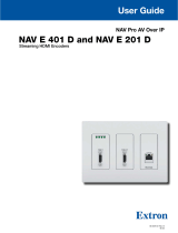 Extron NAV E 401 D Manuel utilisateur
