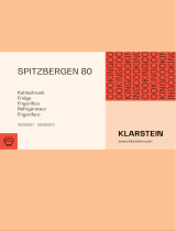 Klarstein 10035971 Spitzbergen 80 76 Liters 2 Shelves Fridge Manuel utilisateur