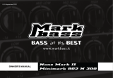 Mark Bass 001.086 Nano Mark II Minimark 802 N 300 Le manuel du propriétaire