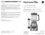 Kenmore Elite KKEB1.3HSS 1.3 HP Blender Mode d'emploi