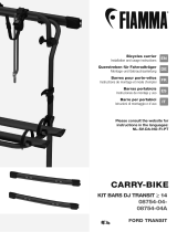 Fiamma 02096-26 Carry Bike Kit Bars DJ Transit Manuel utilisateur