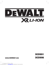 DeWalt DCD991 Cordless Brushless Drill Driver Mode d'emploi
