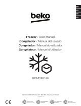 Beko B3RMFNE314W No Frost Vertical Freezer Manuel utilisateur