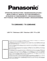 Panasonic TX32MS490E Guide de démarrage rapide