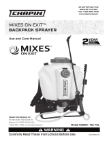 Chapin 63950• 4G/ 15L Mixes On Exi Backpack Sprayer Manuel utilisateur