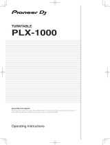 Pioneer PLX-1000 Le manuel du propriétaire