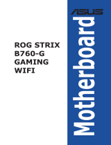 Asus ROG STRIX B760-G GAMING WIFI Manuel utilisateur