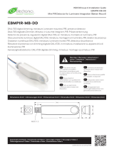 CP Electronics EBMPIR-MB-DD Mini PIR Detector for Luminaire Integration Guide d'installation