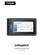 Topdon ArtiDiag800 BT Professional Diagnostic Tool Manuel utilisateur