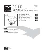 Altrad BELLE MINIMIX 130 Cement Mixer Manuel utilisateur