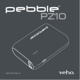 Veho VPP-115-PZ10-B Pebble Power Bank Manuel utilisateur