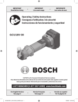 Bosch GCU18V-30 Brushless Cut Out Tool Manuel utilisateur