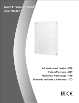 Emerio CBC-124348.1 Infrared Panel Heater Manuel utilisateur