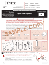 Pfister Arterra RT6-4DEK Specification and Owner Manual