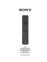 Sony RMF-TX811D Series Voice Remote Control Mode d'emploi
