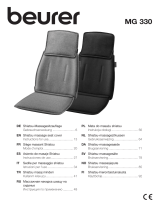 Beurer MG 330 Shiatsu Massage Seat Cover Manuel utilisateur