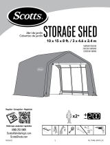 Scotts 70496 Storage Shed 10 x 15 x 8’ Green Peak Manuel utilisateur