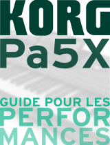 Korg Pa5X Mode d'emploi