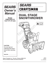 Simplicity SEARS CRAFTSMAN SNOWTHROWER, 13.5 TP, 27 INCH Manuel utilisateur