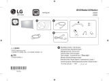 LG 24UD58 LED LCD Monitor Mode d'emploi