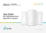 TP-LINK Deco BE65 BE11000 Whole Home Mesh WiFi 7 System Mode d'emploi
