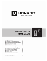 Vonroc MM501DC Moisture Meter Manuel utilisateur