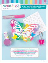 make it real 2326 Butterfly Cosmetic Set Mode d'emploi